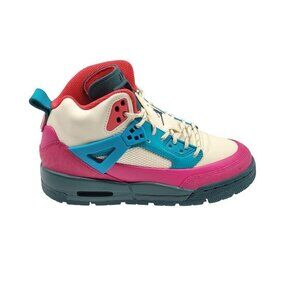 Jordan Spizike Low Shoes Boys‎ Size 4Y FD4653-163 Cream Pink Blue Teal Red Youth
